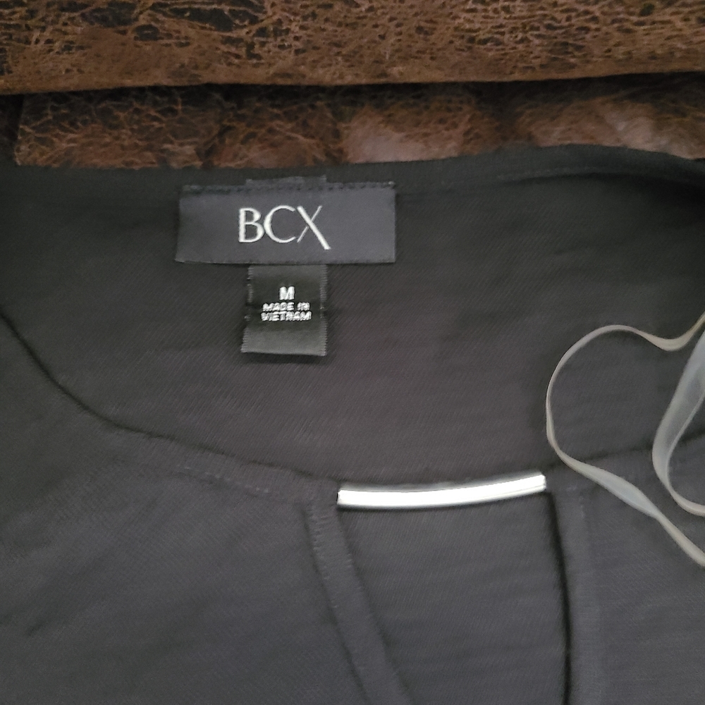 Bcx Juniors' Split-Sleeve Cinched-Waist Top Size M - Picture 4 of 4